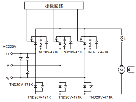 黑金剛電容陶瓷壓敏電阻的使用回路案例 黑金剛電容陶瓷壓敏電阻的使用回路案例